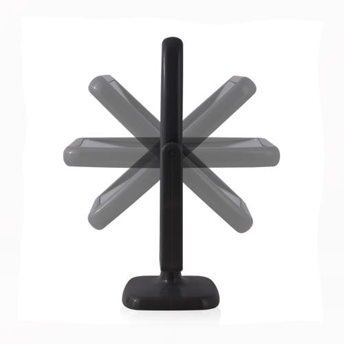 Zadro Geo Makeup Mirror With Magnification In Black