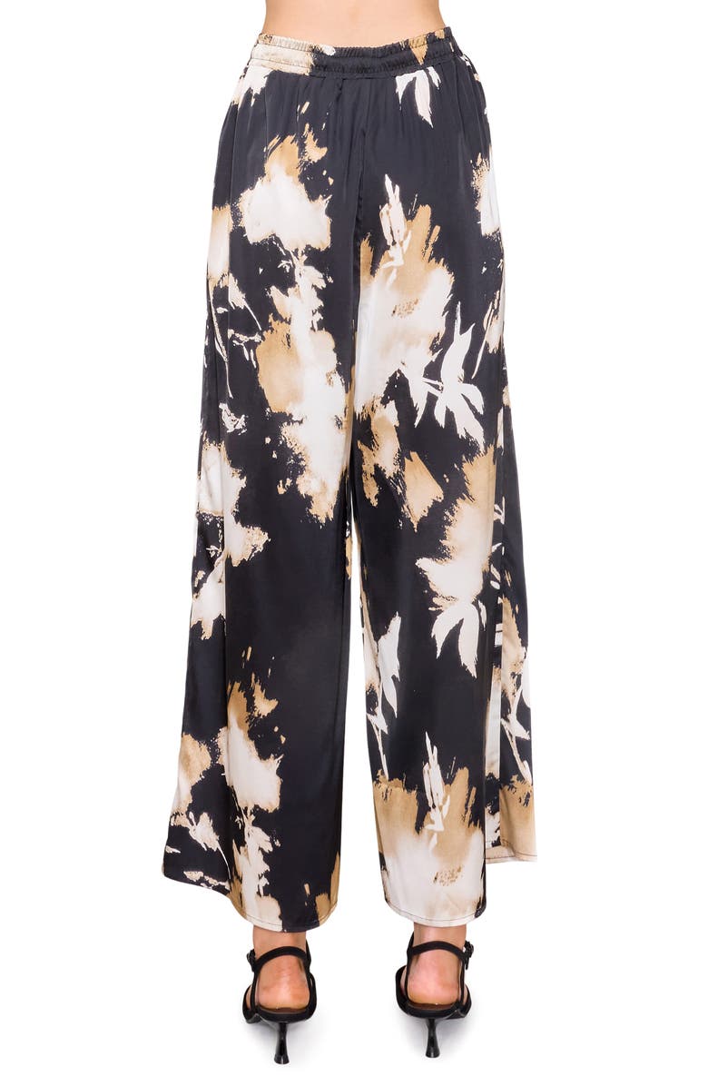 MELLODAY Satin Wide Leg Pants, Alternate, color, 