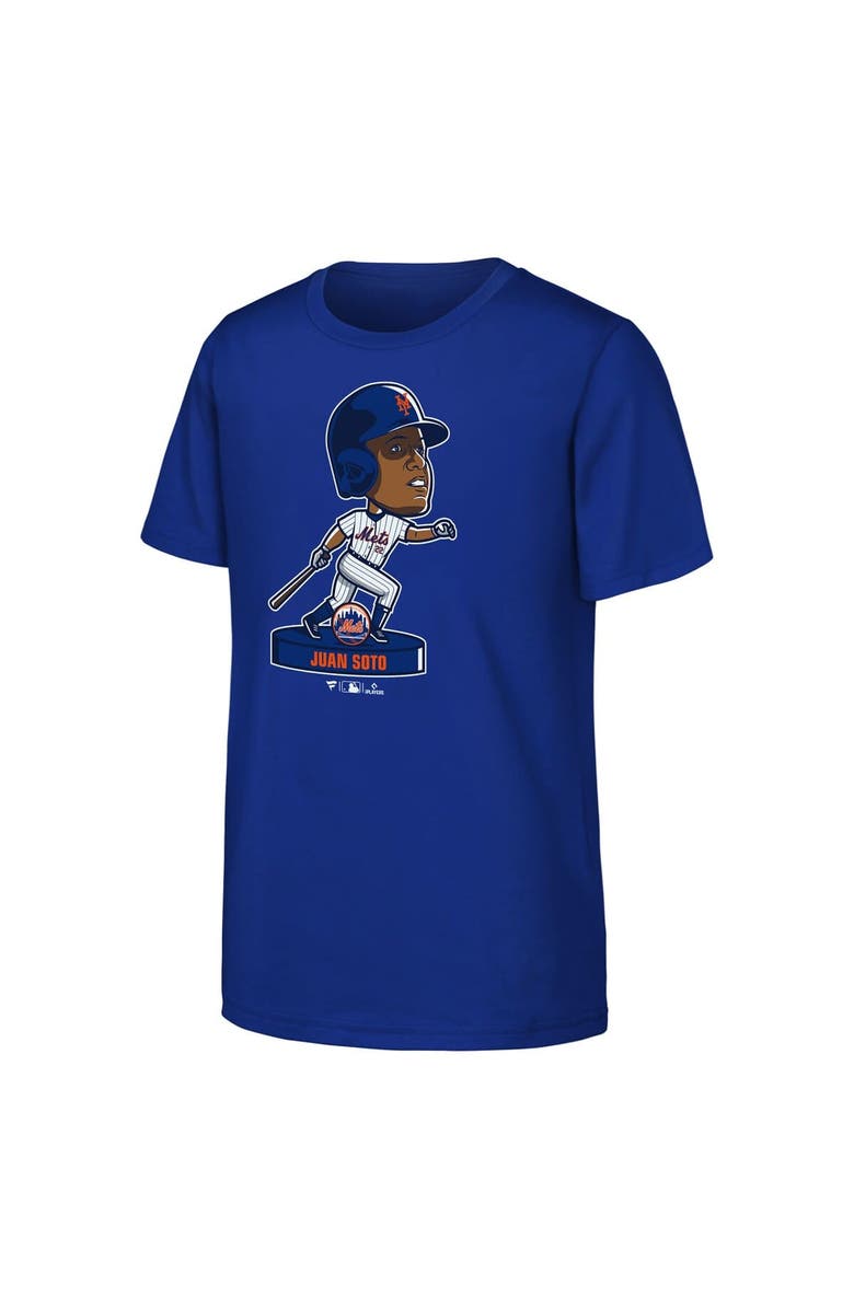 FANATICS Youth Fanatics Juan Soto Royal New York Mets Bobble Head Player T-Shirt, Main, color, Royal