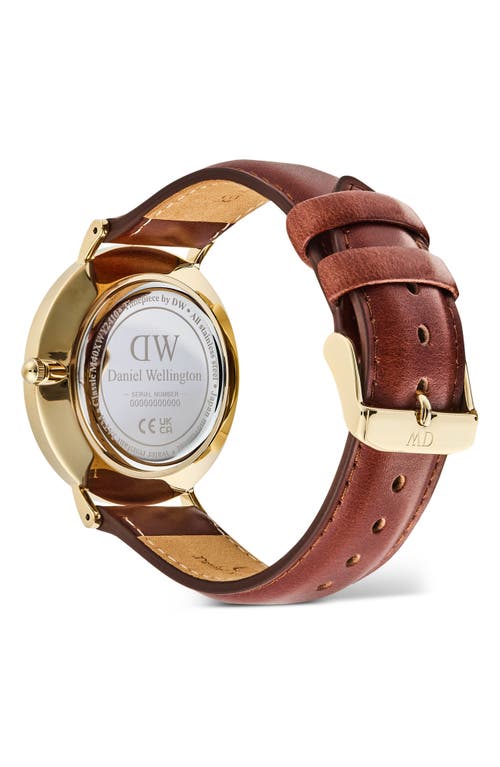 Daniel Wellington Classic Multi-eye 40mm In Brown