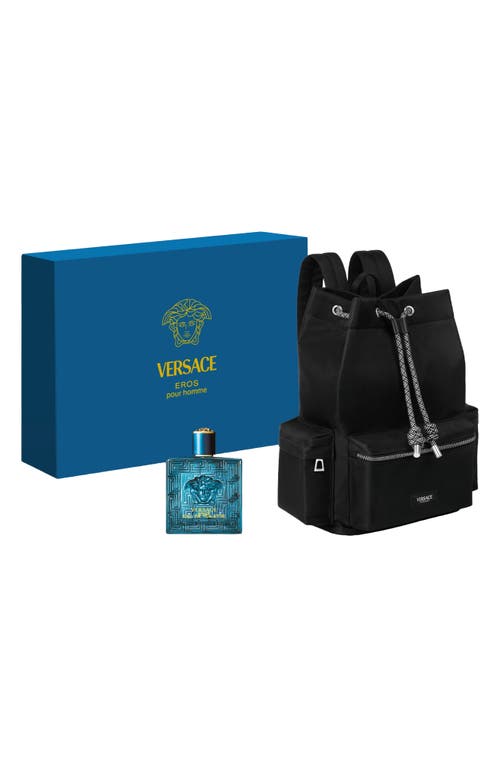 Versace Eros Eau De Toilette Summer Set $155 Value In Transparent