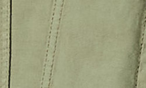 Levi's Relaxed Trucker Cotton Linen Jacket In Deep Lichen Green
