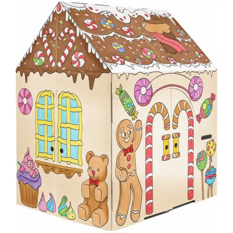 Gingerbread House Kids Art & Craft