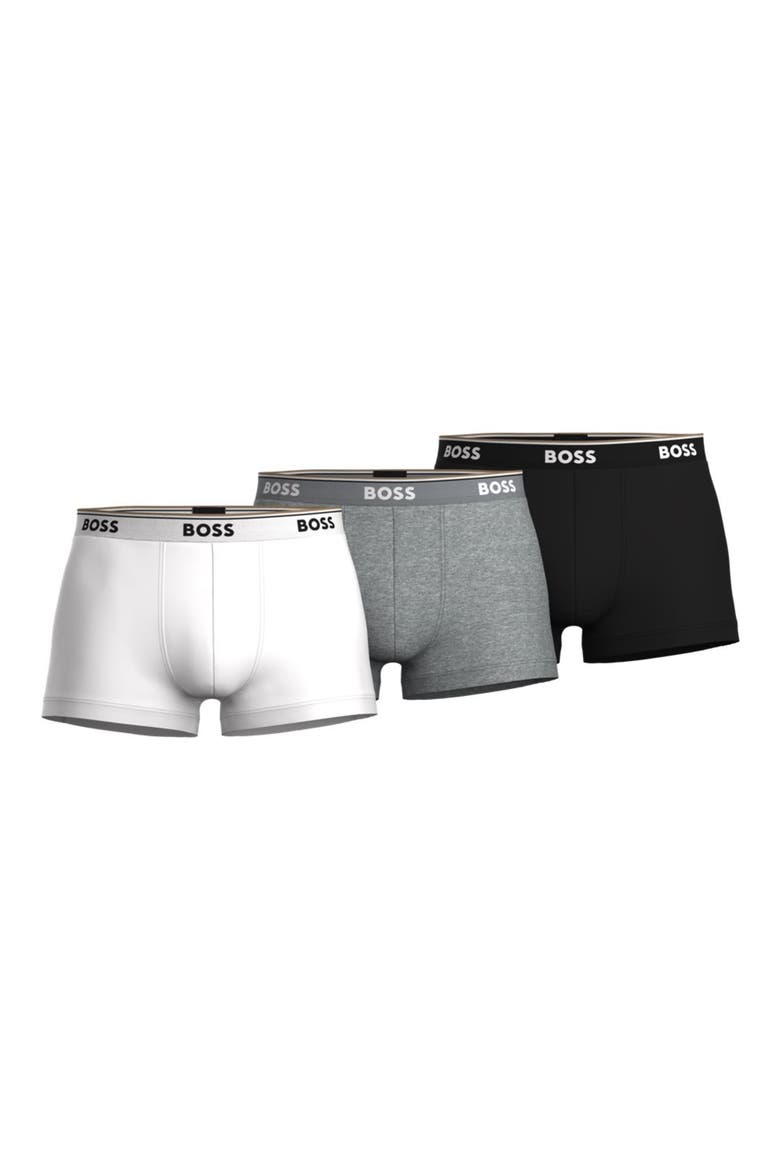 3-Pack Power Stretch Cotton Trunks, Main, color, ASST PREPK
