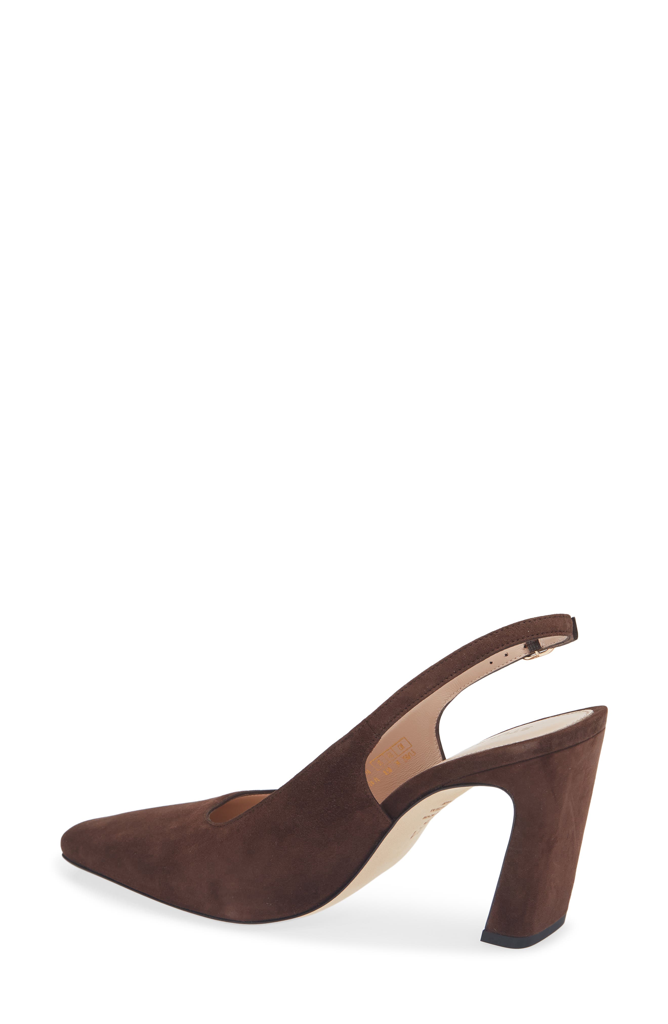 Stuart Weitzman Stassi Slingback Pump, Alternate, color, Walnut