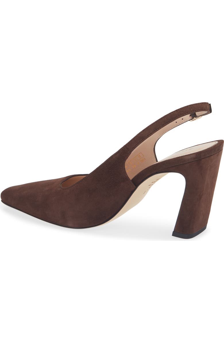 Stuart Weitzman Stassi Slingback Pump, Alternate, color, Walnut