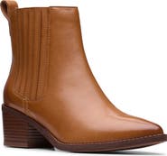 Clarks® Morzine Top Pointed Toe Chelsea Boot