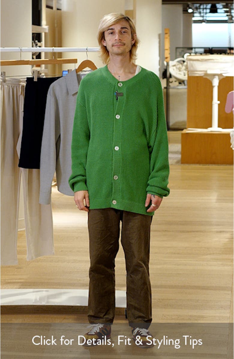 Rib Knit Cardigan, sales video thumbnail