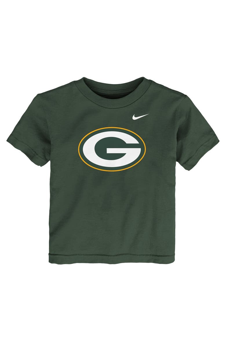 Toddler Nike Green Green Bay Packers Logo T-Shirt, Main, color, Green
