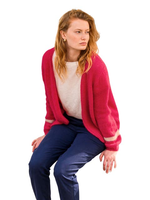 ALPACA COTTON SLOUCH CARDIGAN
