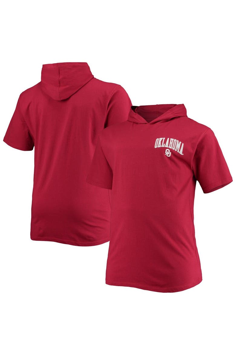 Men's Crimson Oklahoma Sooners Big & Tall Team Hoodie T-Shirt, Main, color, Crimson