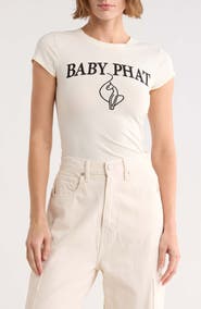 Baby Phat Logo Embroidered Baby Tee