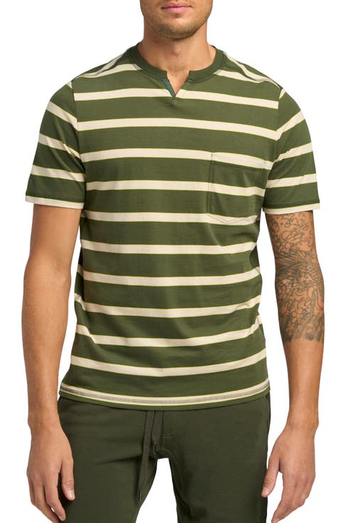 Stripe Cotton Jersey T-Shirt