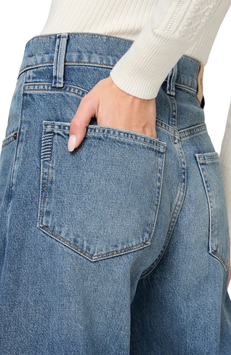 PAIGE Arellia Release Hem High Waist Ankle Barrel Jeans, Alternate, color,