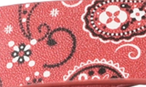 Seychelles Skyscraper Red Bandana Flatform Thong Sandals In Red