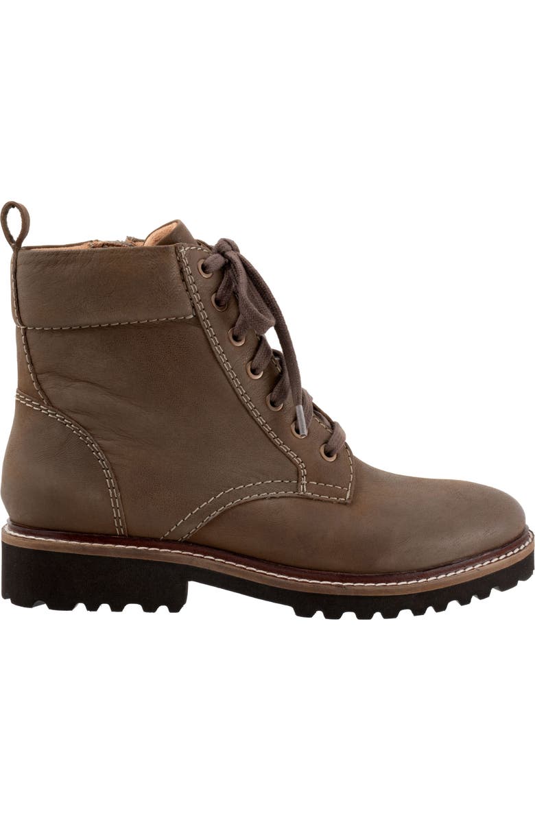 SoftWalk<sup>®</sup> Icara Lace-Up Boot, Alternate, color, Stone