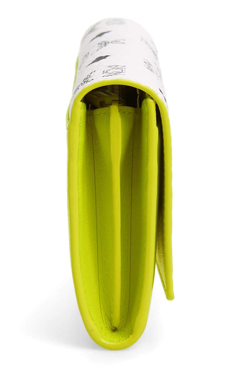 MCM Wilder Visetos Leather Wallet, Alternate, color, 