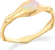 YS GEMS Wavy Band Ring