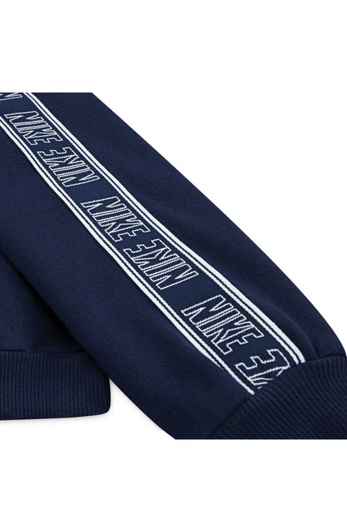 Nike Kids' Logo Taping Hoodie & Cargo Joggers Set In Blue