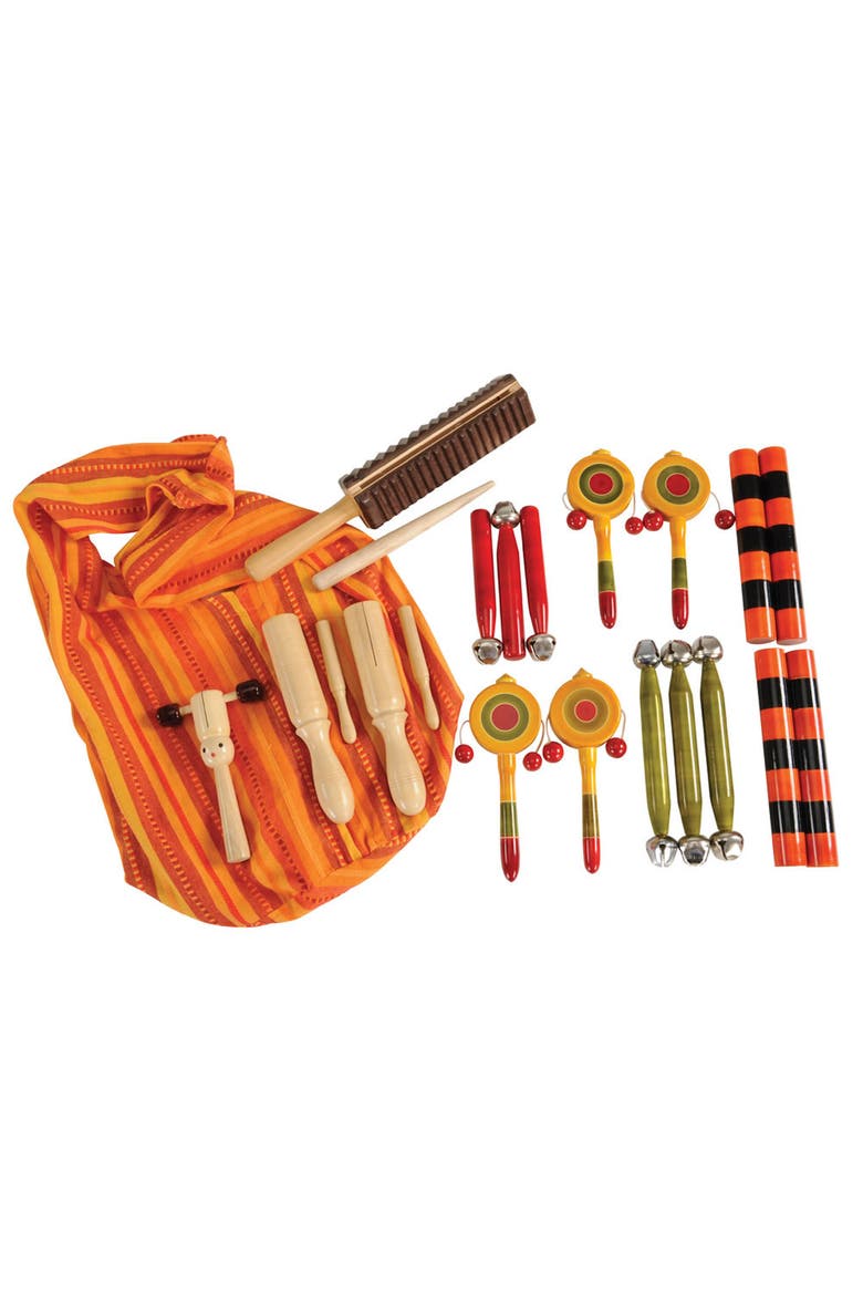 Shake, Rattle and Rhythm Kit, Main, color, Brown