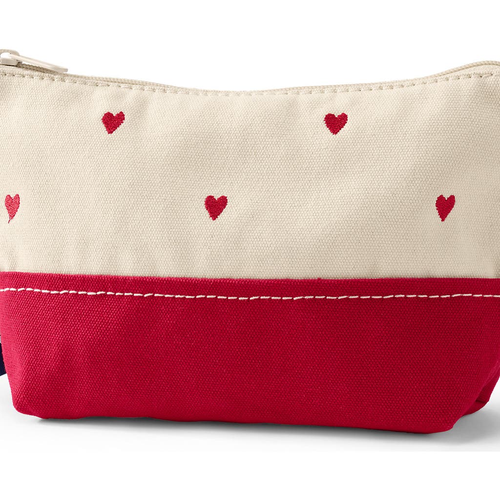 Lands' End Zipper Canvas Pouch