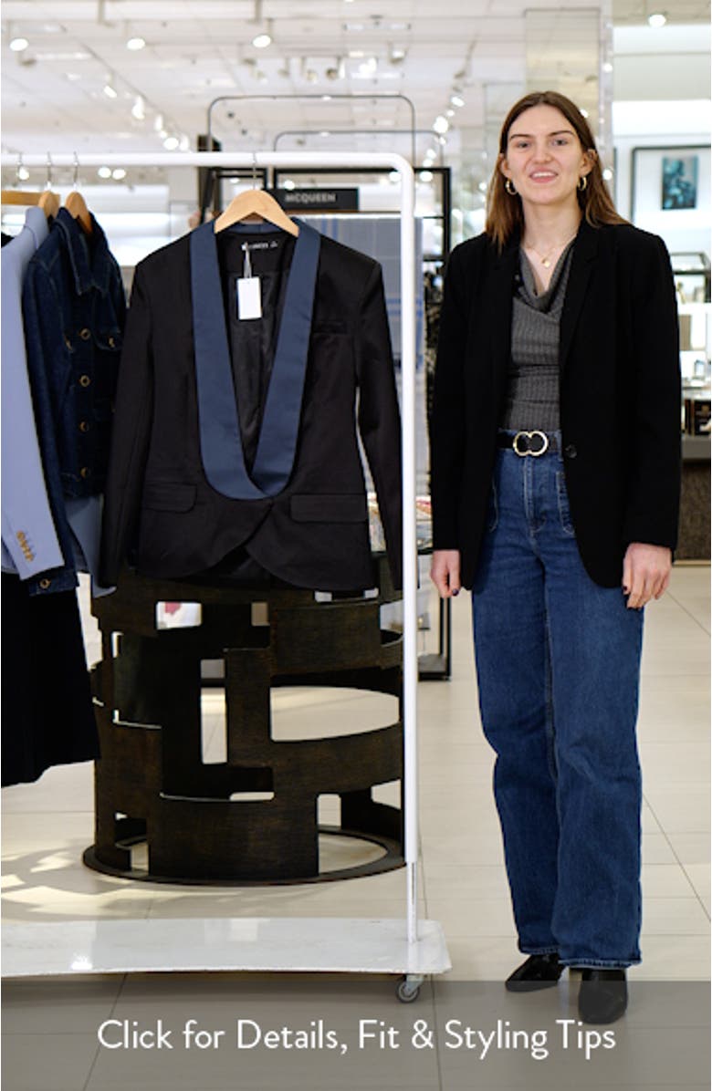 Sylvie Shawl Collar Blazer, sales video thumbnail