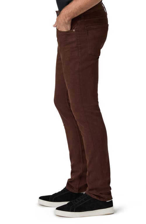 Paige Lennox Transcend Slim Jeans In Burgundy