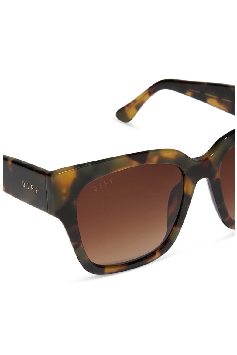Bella II 54mm Polarized Gradient Square Sunglasses, Alternate, color, BROWN GRADIENT