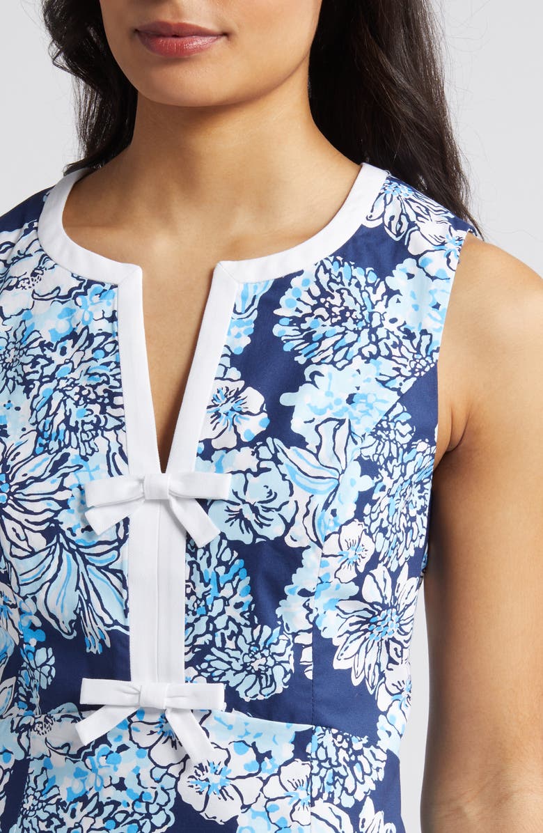 Lilly Pulitzer<sup>®</sup> Aria Floral Print Sleeveless Shift Dress, Alternate, color, 