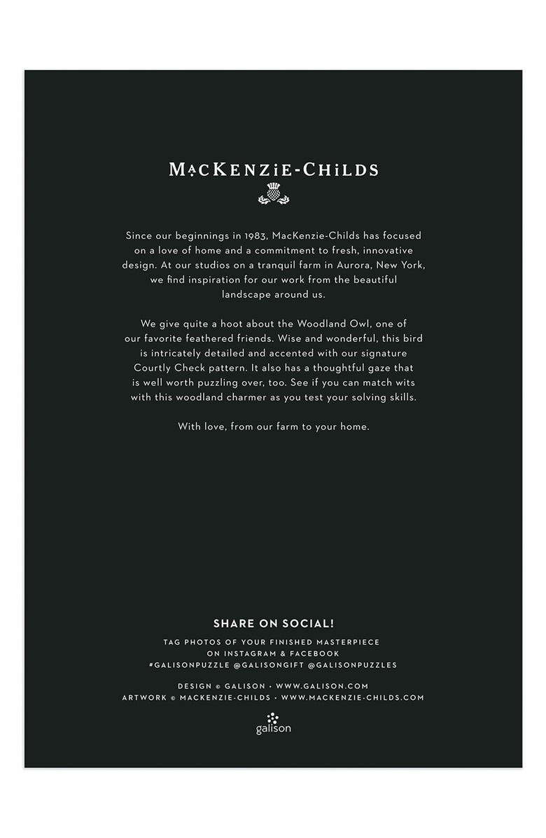 galison MacKenzie-Childs Woodland Owl 250-Piece Puzzle, Alternate, color,