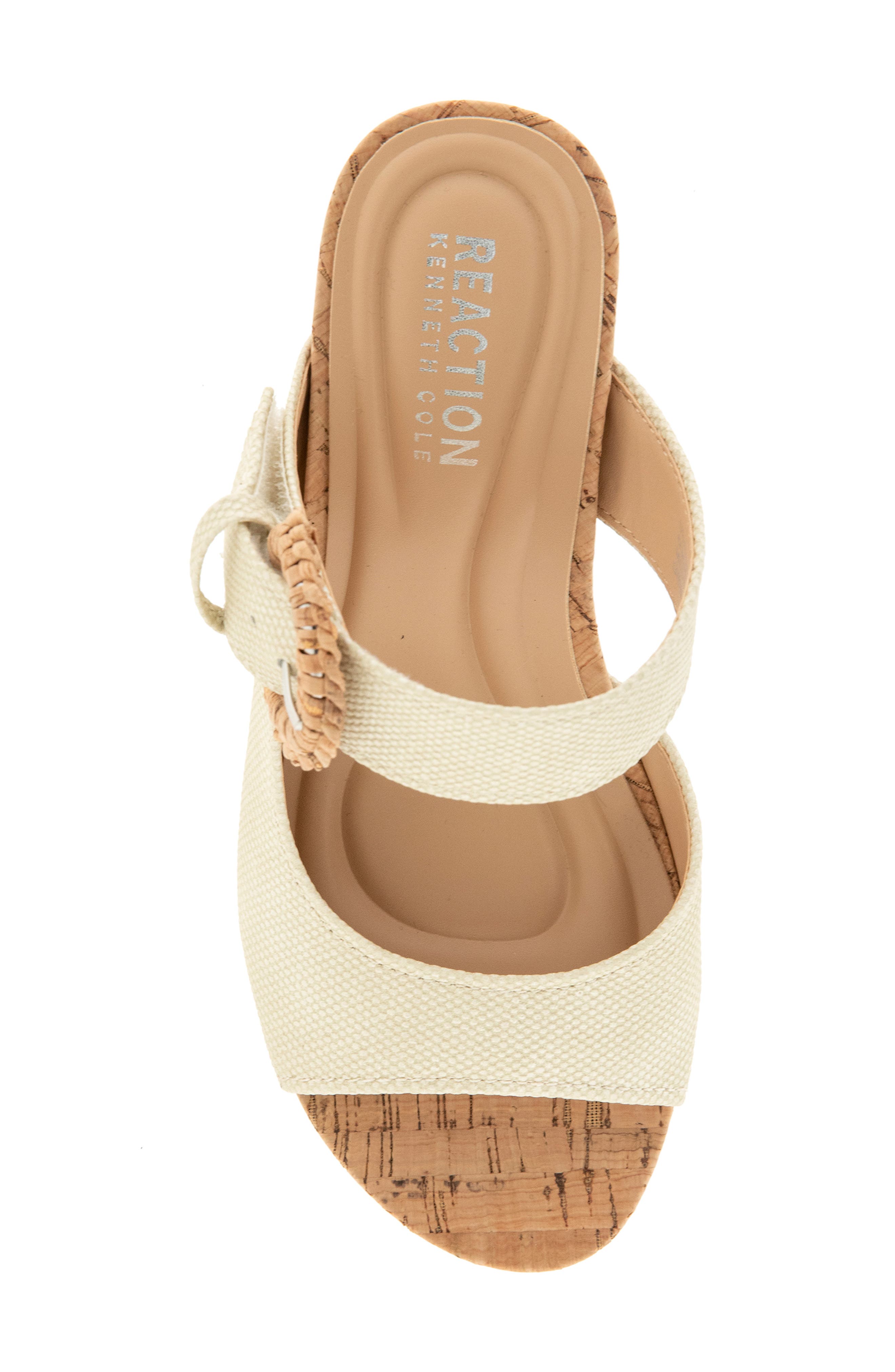 Reaction Kenneth Cole Gibbs Wedge Sandal, Alternate, color, Oatmeal