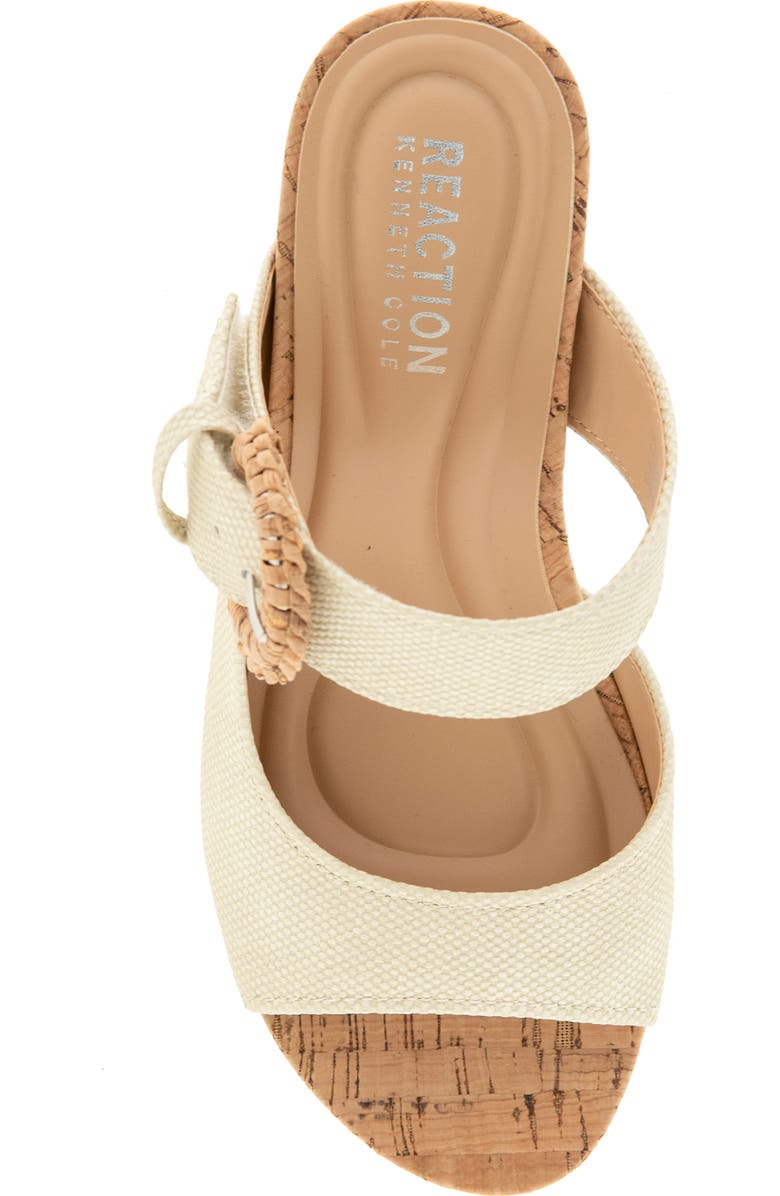 Reaction Kenneth Cole Gibbs Wedge Sandal, Alternate, color, Oatmeal