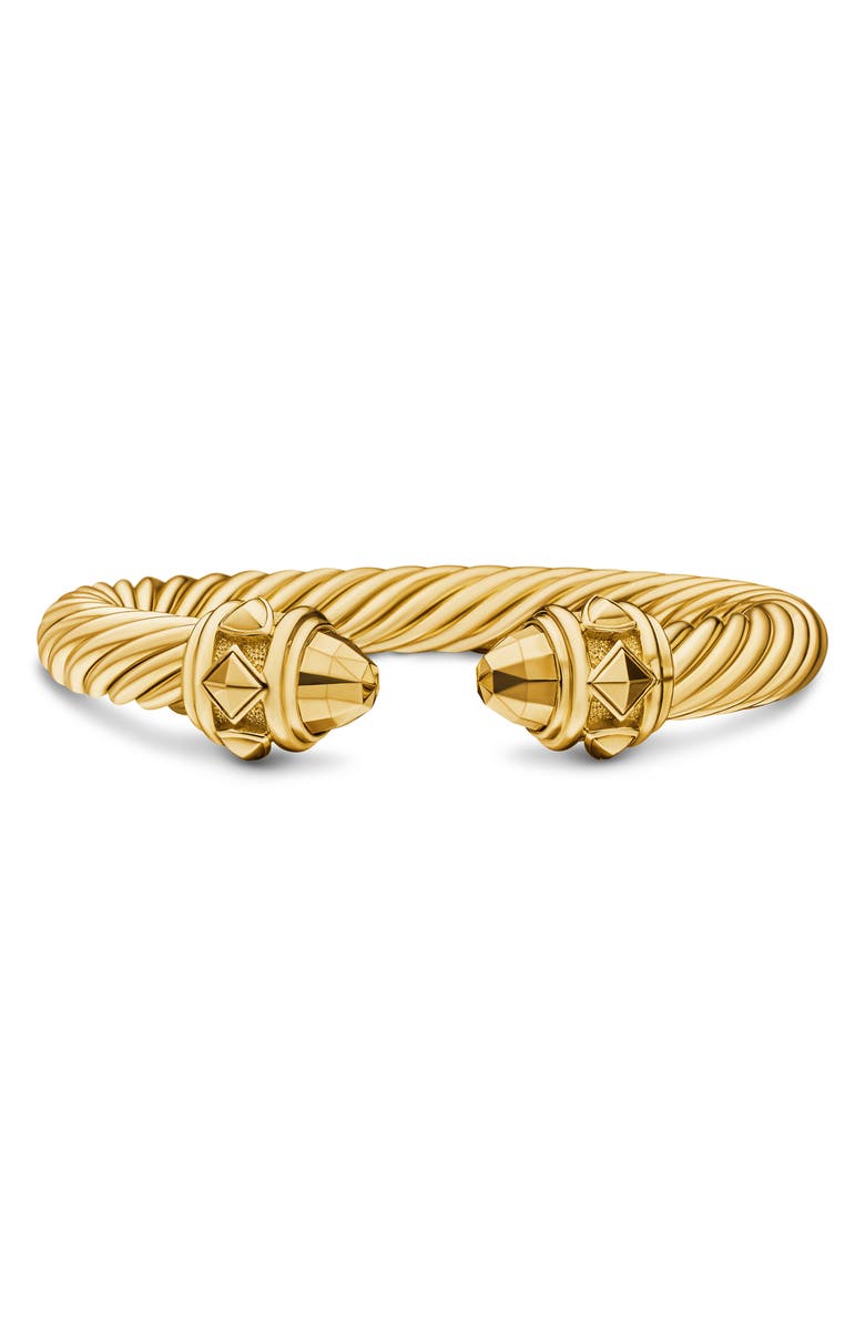 David Yurman The Cable Collection<sup>®</sup> Renaissance Bracelet, Main, color, 18K Yellow Gold