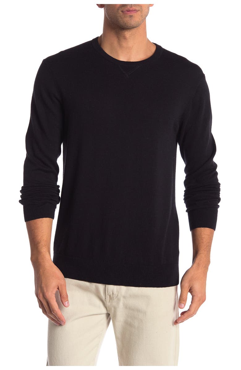 14th & Union Classic Cotton & Cashmere Crewneck Sweater, Main, color, 