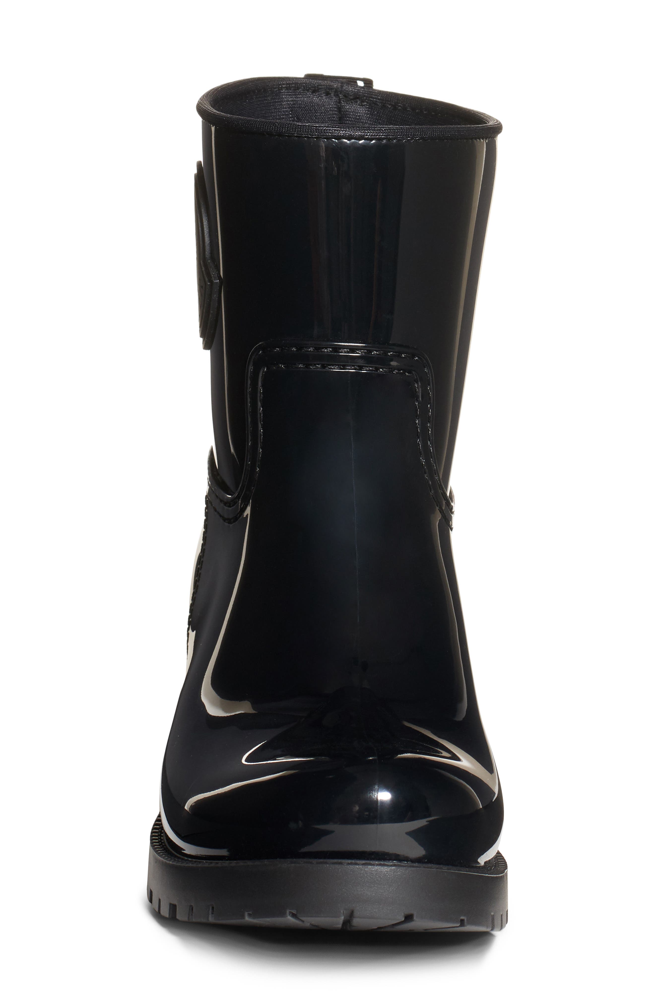 Moncler Ginette Logo Waterproof Rain Boot, Alternate, color, 