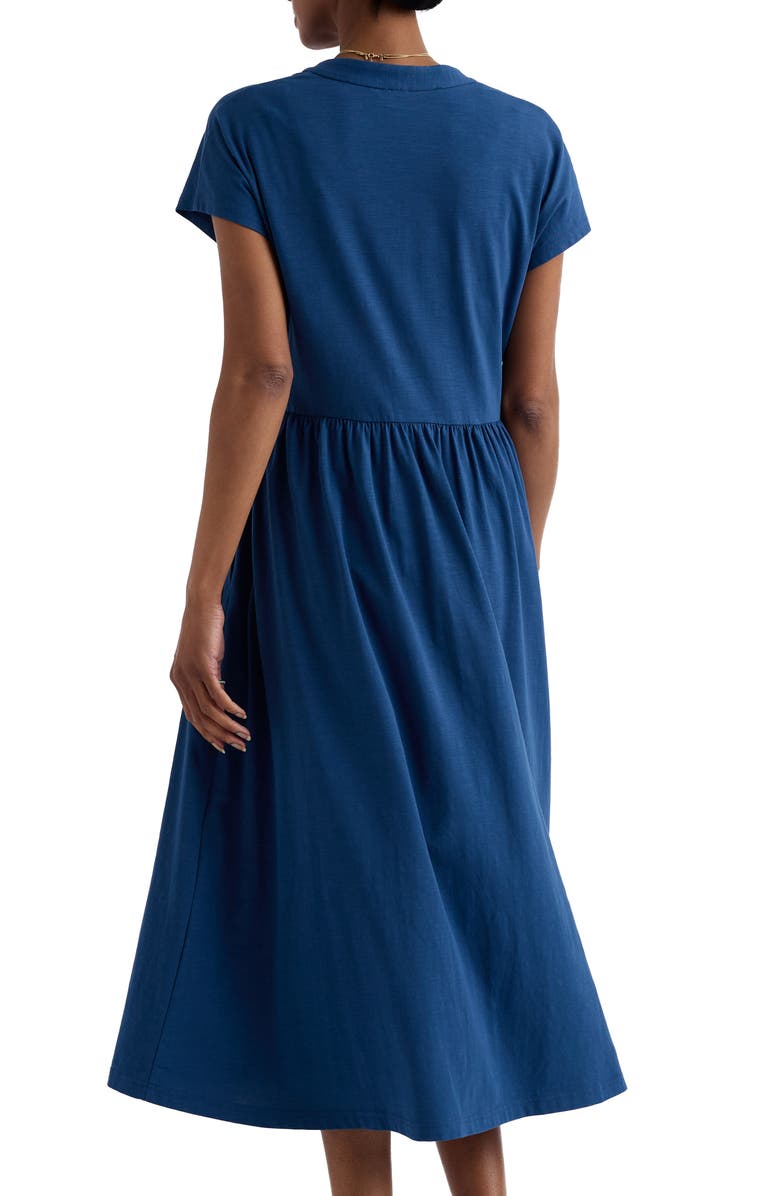 Seasalt Cornwall Zinnia Stretch Organic Cotton Midi Dress, Alternate, color, 