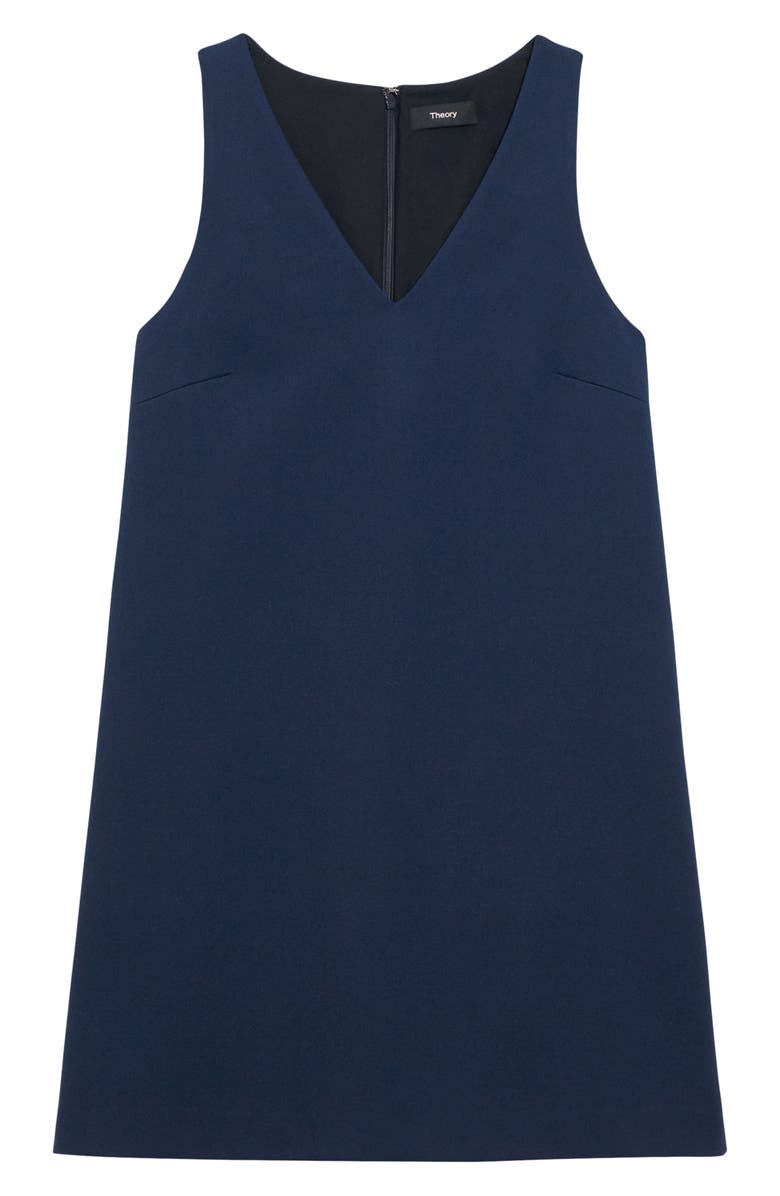 Theory Sleeveless A-Line Minidress, Alternate, color, Bright Navy