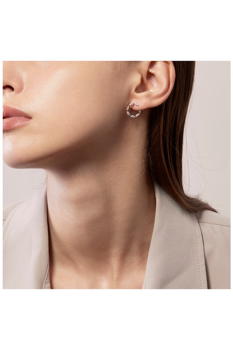 Aerial Wrap Earrings, Alternate, color, WHITE GOLD/ DIAMOND