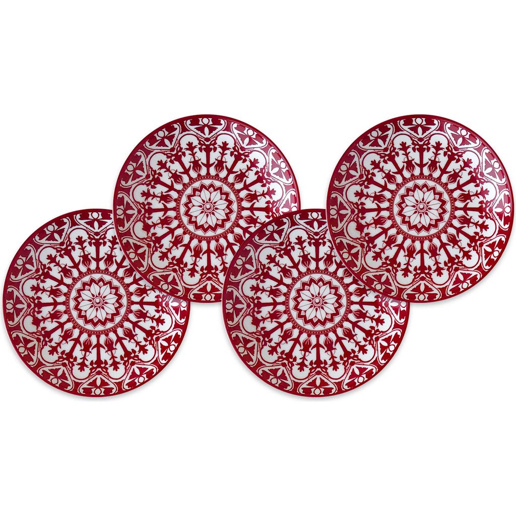 Caskata Casablanca Crimson Small Plates In Red