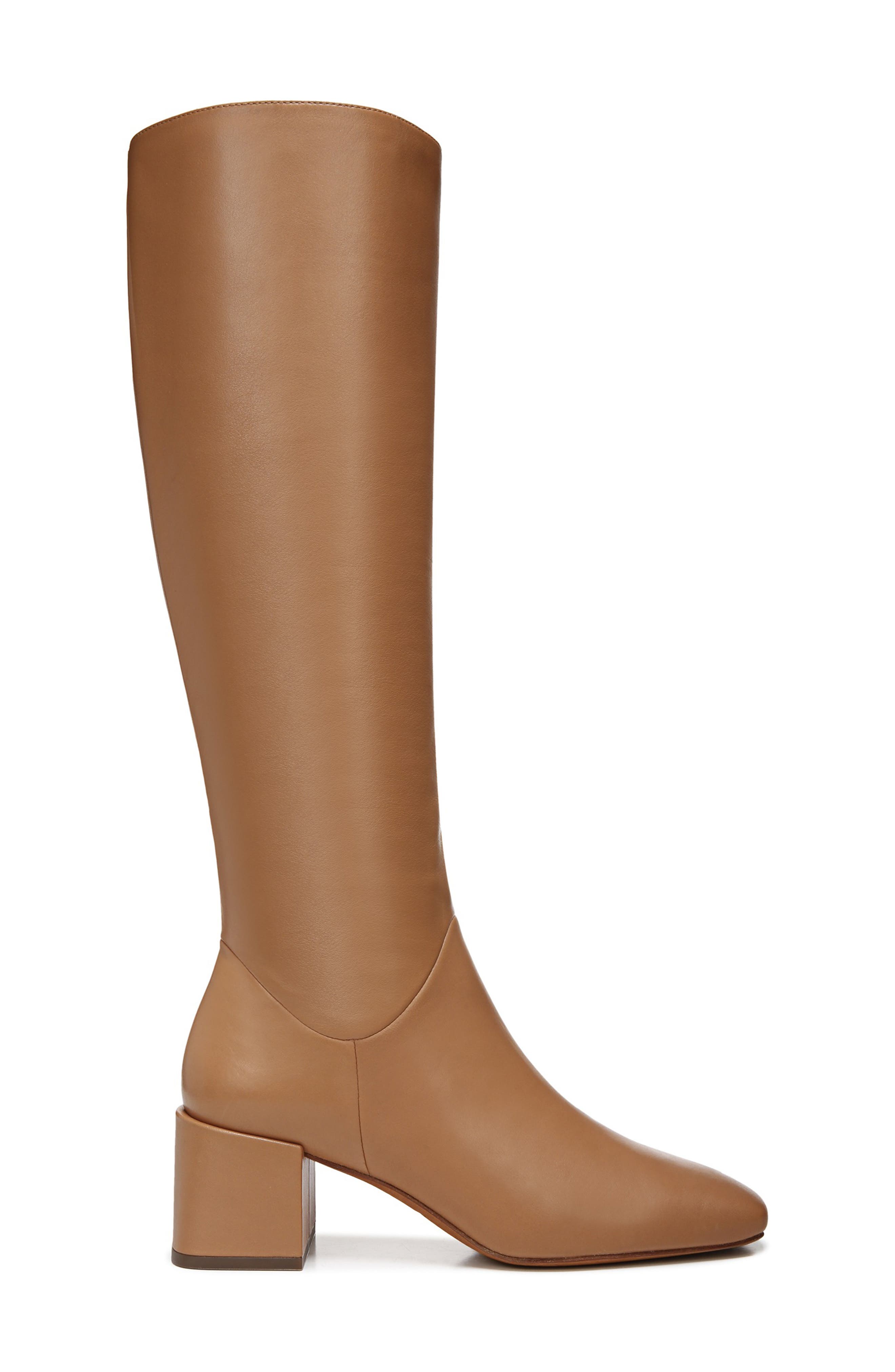 Kendra Knee High Boot, Alternate, color, TAN LEATHER