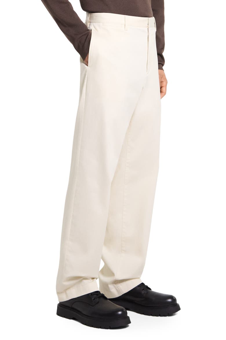 Stretch Cotton Chino Pants, Alternate, color, OAT MILK
