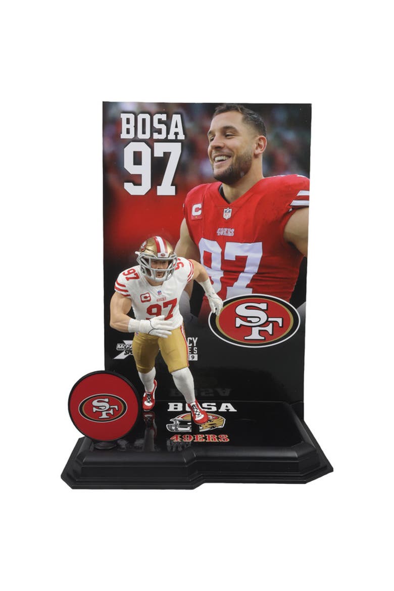 Nick Bosa (San Francisco 49ers) NFL 7" Posed Figure McFarlane CHASE, Main, color, Multi-Color