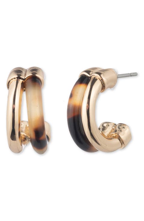 Acetate Hoop Earrings