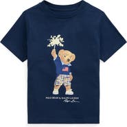 Polo Ralph Lauren Kids' Patriotic Polo Bear Cotton Graphic T-Shirt
