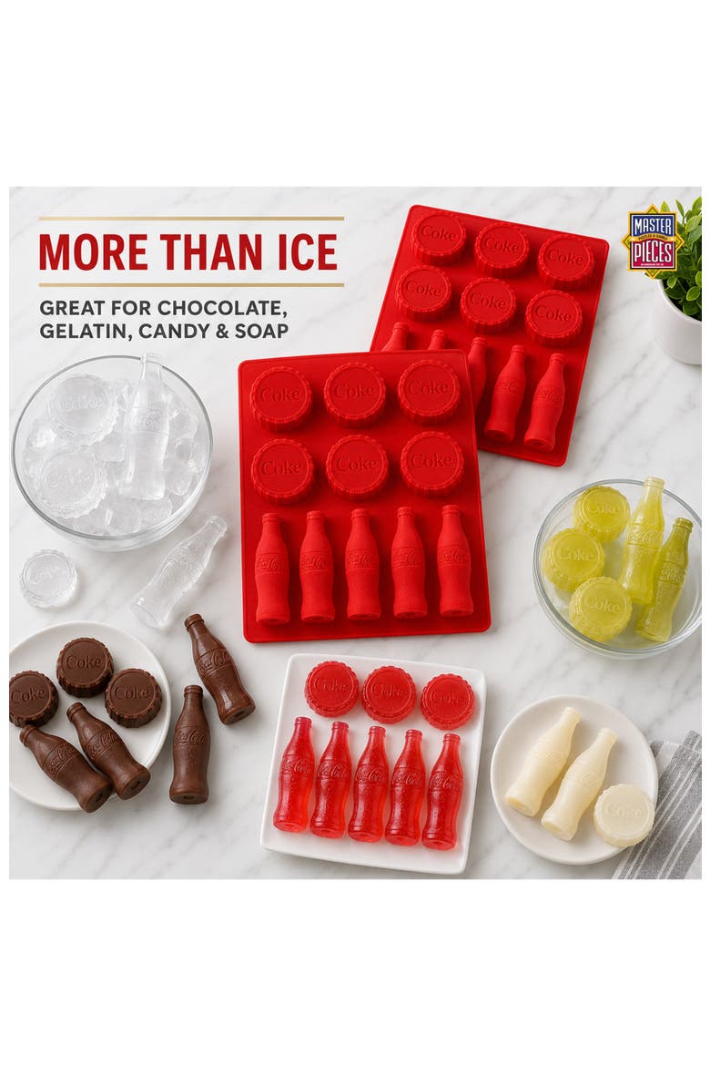 Coca-Cola Ice Cube Tray, Alternate, color, Multicolor
