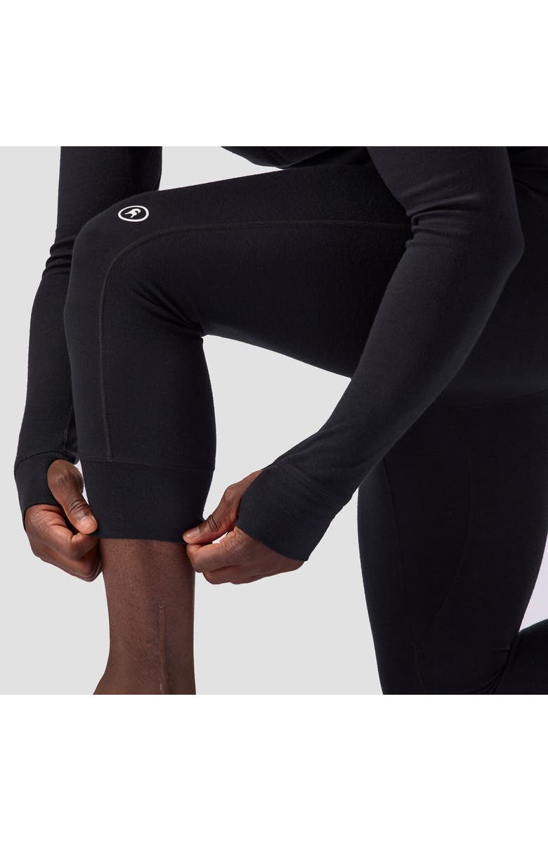 Backcountry Cedars Rws Merino Mid-Wt Baselayer 3/4 Bottom - Men's, Alternate, color, Black