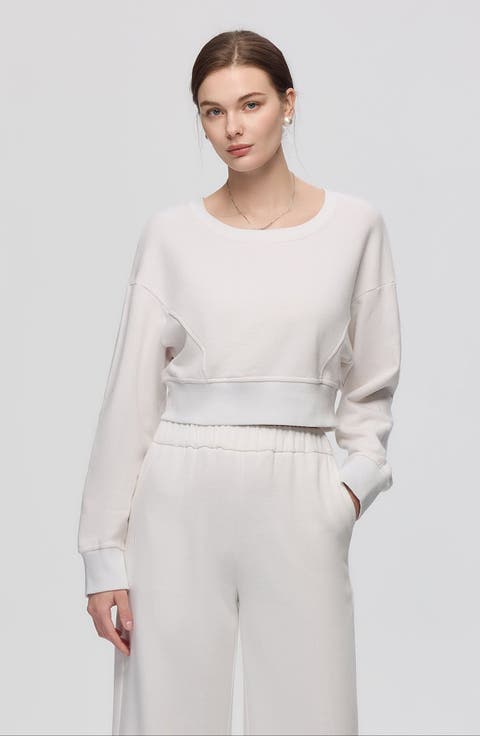 Hemp Essentials Fleece Cropped Sweater