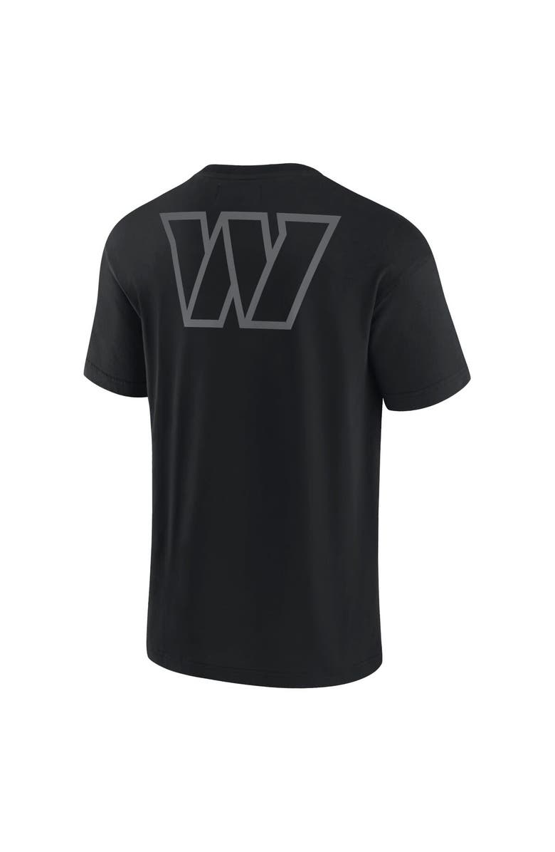 Fanatics Signature Unisex Fanatics Signature Black Washington Commanders Elements Super Soft Short Sleeve T-Shirt, Alternate, color, 