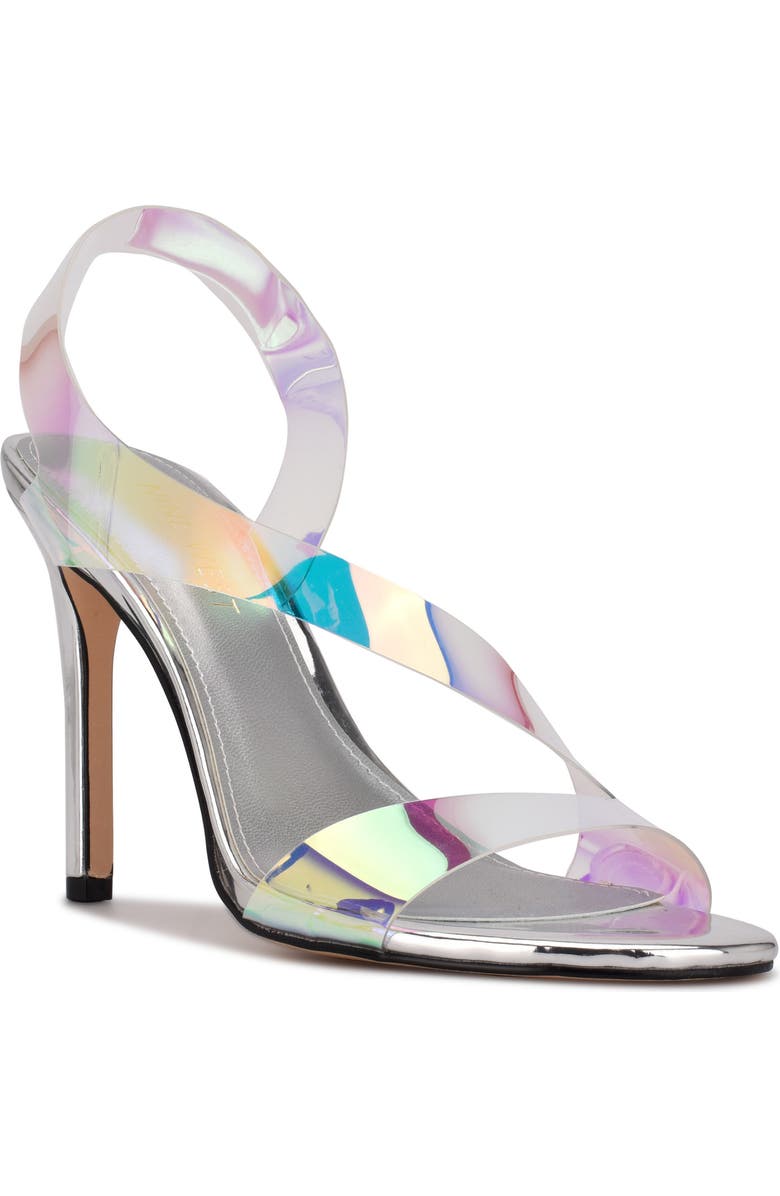 Nine West Ilene Slingback Sandal, Main, color, Blue Multi