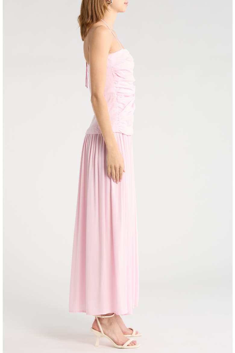 Notte Halter Maxi Dress, Alternate, color, PALAZZO